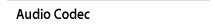 Audio Codec